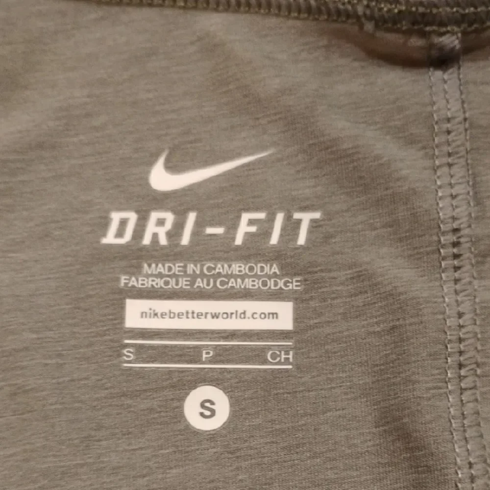 Nike Gray and Yellow Jogger Sweatpants with Tapered Legs